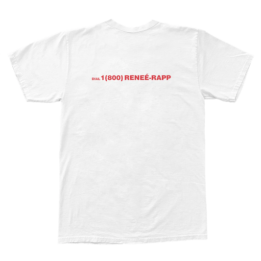 Renee Rapp Tour Merch - White T-shirt